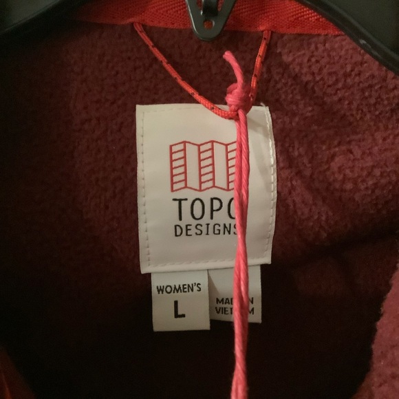 Topo Designs Women’s Large Subalpine Fleece Jacket - Picture 6 of 8